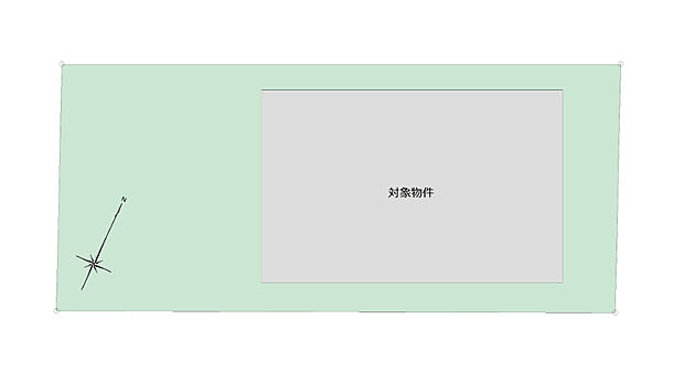 【3LDK】土地面積は約35坪。建築後の生活もしやすい平坦地な整形地となっております。