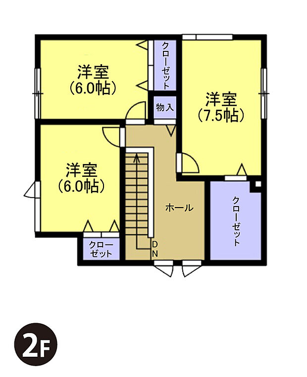 【【建築プラン例】】建物面積:112.21m2
建物代金:2750万円(税込)
※杭工事、分水工事、諸費用別途
※設計プランの参考一例であって、当該プランの採用可否は任意です。