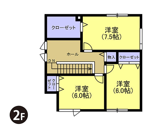 【【建築プラン例】】建物面積：112.21m2
建物代金：2750万円(税込)
※杭工事、分水工事、諸費用別途
※設計プランの参考一例であって、当該プランの採用可否は任意です。