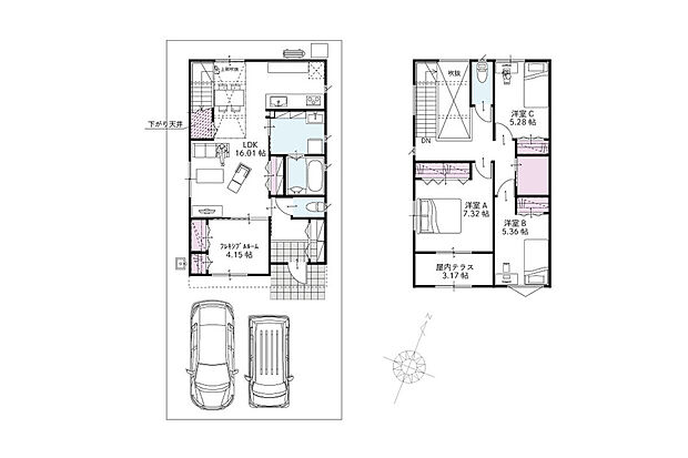 【4LDK+屋内テラス】モデルハウス見学可能!