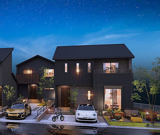 洗練、品格を纏う【THE BLACK LABEL】街区。（街並完成予想図）