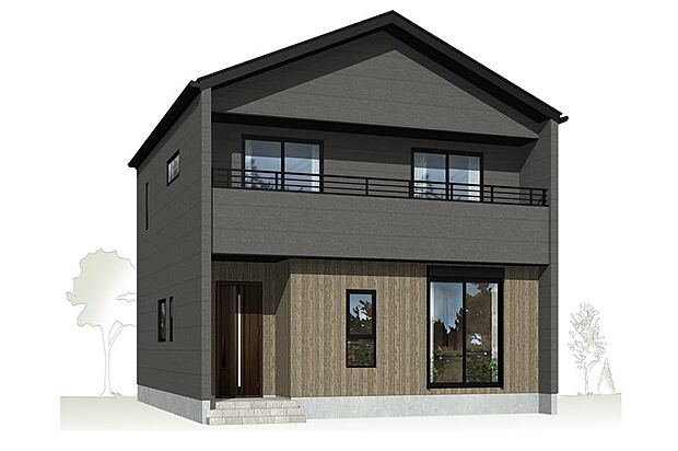 【完成予想図(外観)】8号棟 外観完成予想図