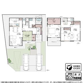【1号棟 プラン】4帖のウォークインクローゼットやシューズクロークを備えた収納計画。季節用品や家族の持ち物をすっきり整理でき、片付けやすい空間づくりをサポートします。  