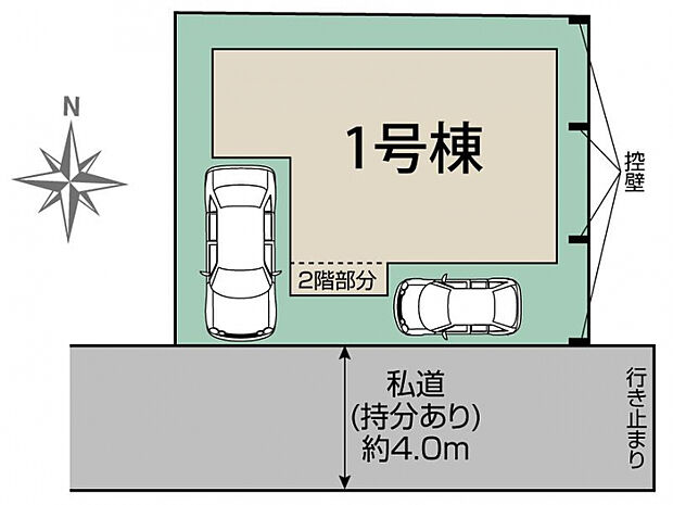 東村山市久米川町1丁目1棟 区画図