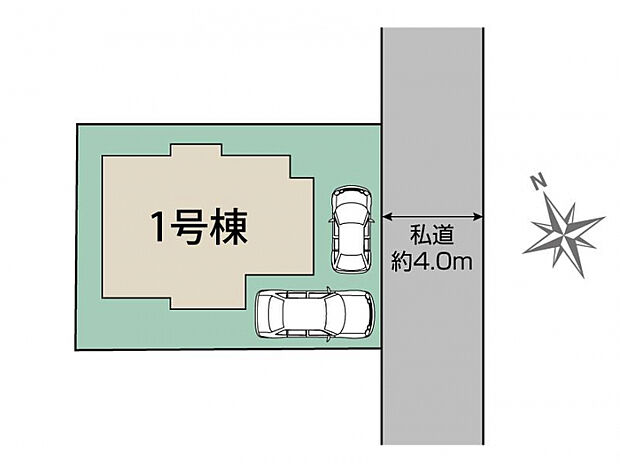 立川市幸町6丁目1棟 区画図
