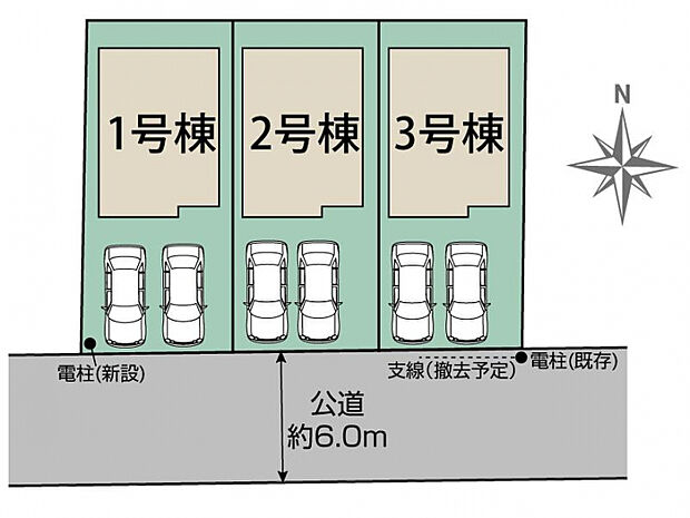 国分寺市北町1丁目3棟 区画図