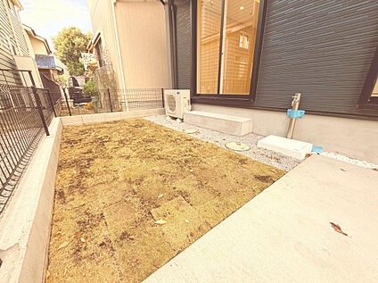 外水栓付き庭先