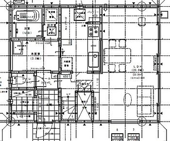 【1階間取り図・20帖の広々としたLDK】
快適さを兼ね備えたアイテム満載の家！今期おすすめなアイテムをご用意しております。 
