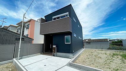 現地モデルハウス９号地外観