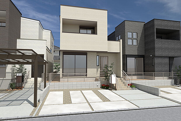 完成予想パース(2号棟)