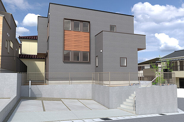 完成予想パース(1号棟)