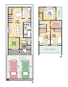 自由設計のため、参考プランになります。 