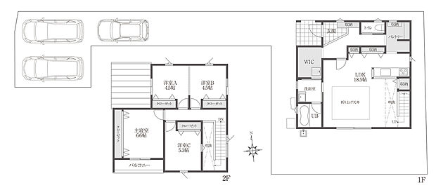 【４LDK＋２S（WIC/パントリー）】月々の支払い例

例１
頭金０円／変動金利0.80％／40年返済
ボーナス払い（年２回）149,238円
月々 約67,452円

例２
頭金０円／変動金利0.80％／40年返済
ボーナス払い（年２回）99,492円
月々 約75,731円