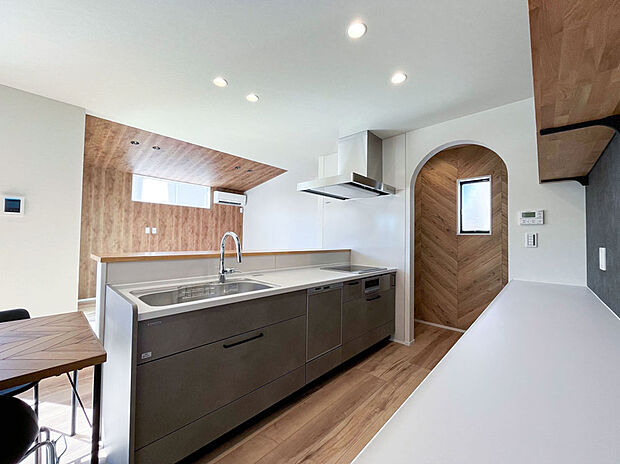 【キッチン/カップボード】IHコンロ【オール電化】 /深型食洗機 /タッチレス水栓