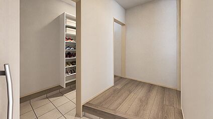 大容量の玄関クローク