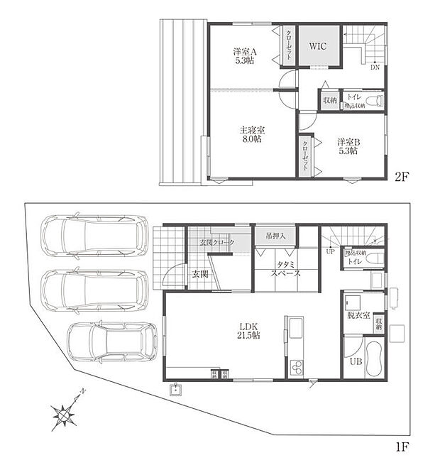 【 3LDK+2S(玄関クローク/WIC)】月々の支払い例
例1
頭金0円/変動金利0.80%/40年返済
ボーナス払い(年2回)226,784円
月々 約69,156円
例2
頭金0円/変動金利0.80%/40年返済
ボーナス払い(年2回)166,796円
月々 約79,140円