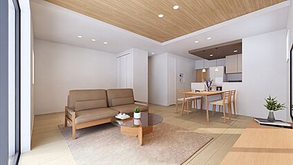 【No.4】間仕切りができる20.3帖のLDK