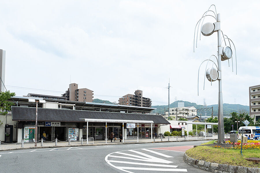 【車・交通】JR学研都市線「津田」駅