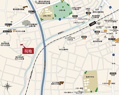 【現地案内図】