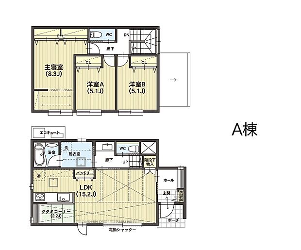 (A棟)3LDK+タタミコーナー