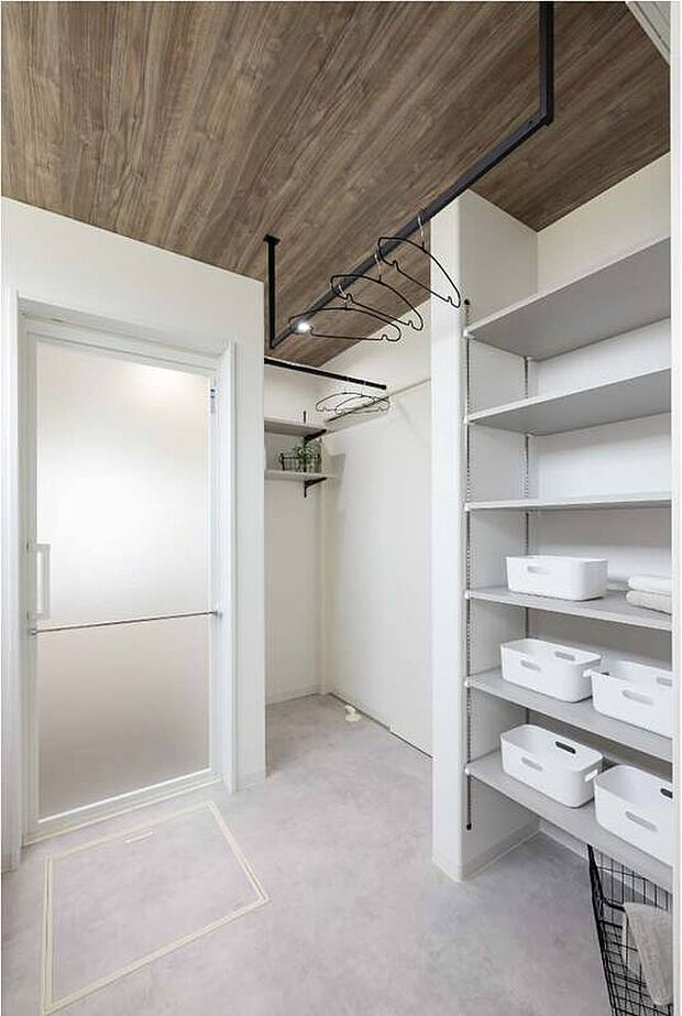 【ランドリー】機能性抜群のランドリールーム(加東市家原モデルハウス)