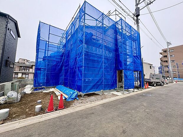 外観現況写真 建築中