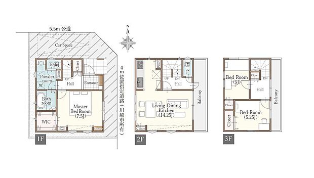 パステルガーデン川越 氷川町R6-A号棟