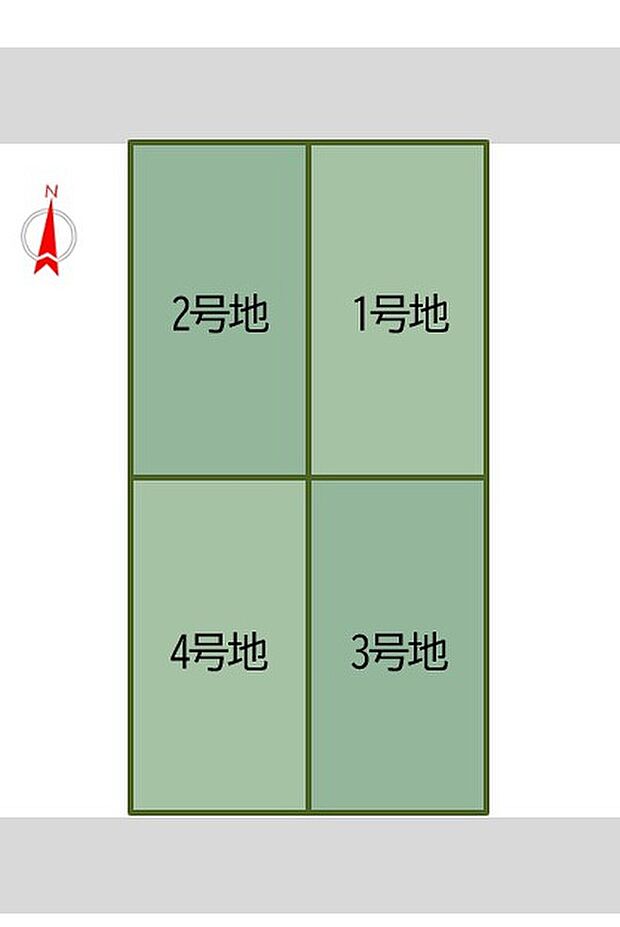 3号地は南道路に面しており、日当たり良好です♪