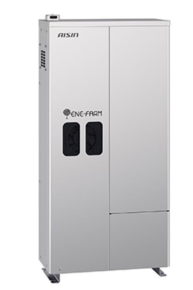 【エネファーム　タイプS】都市ガスから発電し、この時に発生する熱をお風呂等の給湯に有効利用できるため、光熱費の節約もできます。