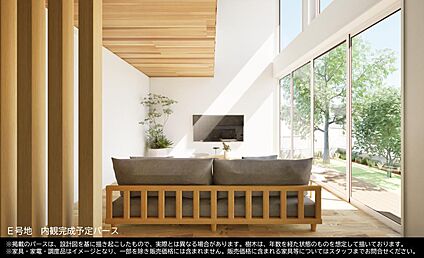 プランを基に作成した完成予定パースです。