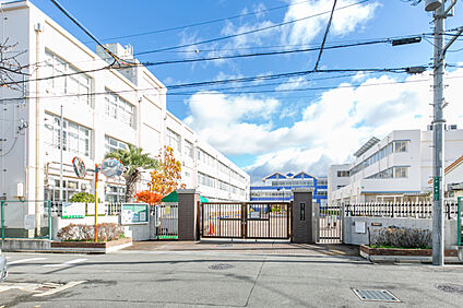 高槻市立高槻小学校 現地から310m。(徒歩4分。)