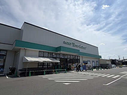 スーパーエバグリーン押熊店 現地から620m～640m。(徒歩8分。(最長))
