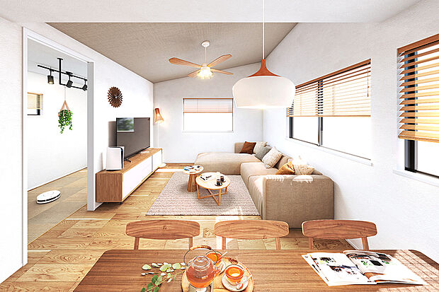 【個性豊かな邸別設計が彩る心地よい暮らし】
ウッドパネルや収納計画、カフェのような寛ぎを感じさせる設えを随所に取り入れ、家族が自然と集いながら、それぞれが心地よく過ごせる住空間を創出していきます。