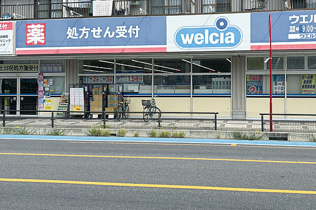 ウエルシア越谷蒲生店（現地より徒歩8分）