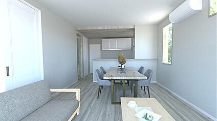 ～自然の風合いと直線美が調和するシンプルモダンの家～ 8号地