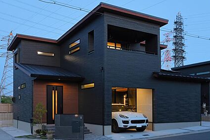 【ビルトインガレージ/施工事例】