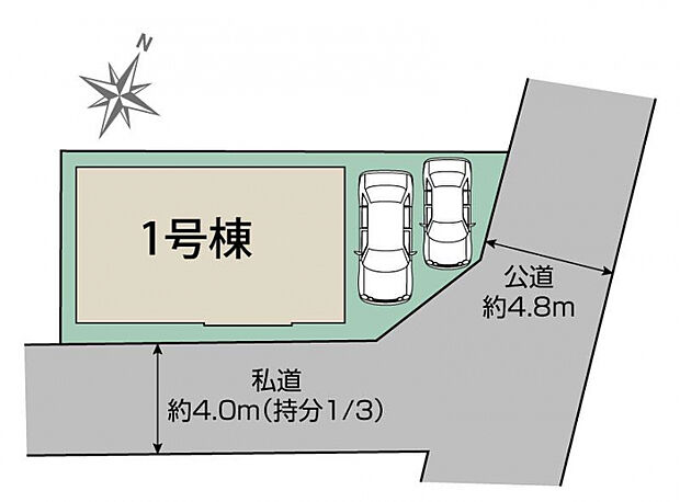 さいたま市北区大成町4丁目1棟 区画図
