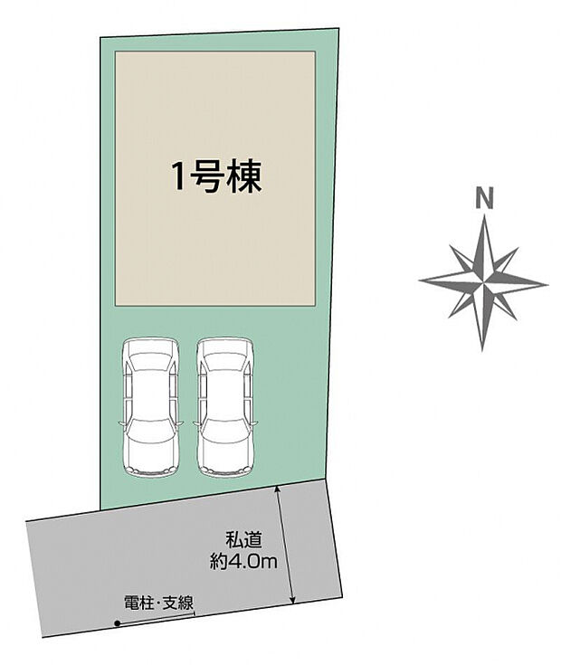 川口市東本郷1棟 区画図