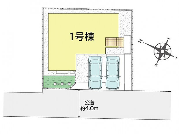 春日部市粕壁東5丁目1棟 区画図