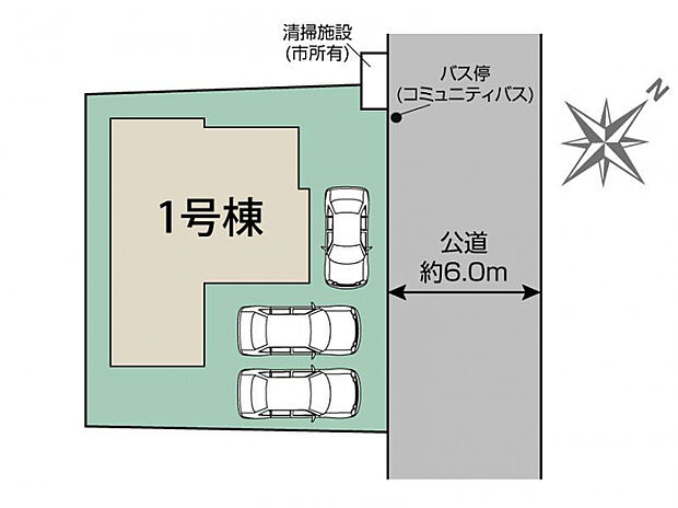 さいたま市西区中野林1棟 区画図