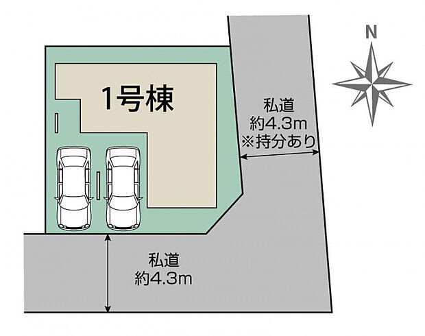 さいたま市緑区三室2期1棟 区画図