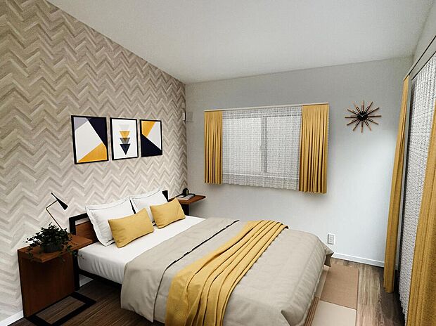 【洋室/施工例】
独立性の高いシンプルな内装です。家具のレイアウトがしやすく、コーディネートの幅も広がりそうです。