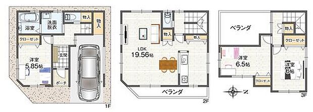 建物価格2050万円、建物面積94.55m2
穏やかな住宅地にて、1区画のみ販売開始!広々19帖超の2階LDK+セミビルトインガレージが可能な、整った形状の敷地です。ぜひお問い合わせください。