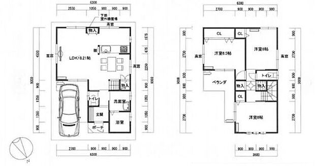 LDKは3面採光で、明るさあふれる空間◎全居室収納や屋根裏収納があり、住空間をすっきりと保てます。
