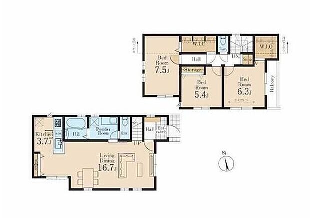 (12号棟)、価格5280万円、3LDK、土地面積119.77m2、建物面積95.58m2

