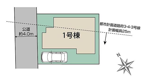 前面道路4mで車通りが少ないのでお子様も安心です♪落ち着いた住環境が魅力のエリア♪