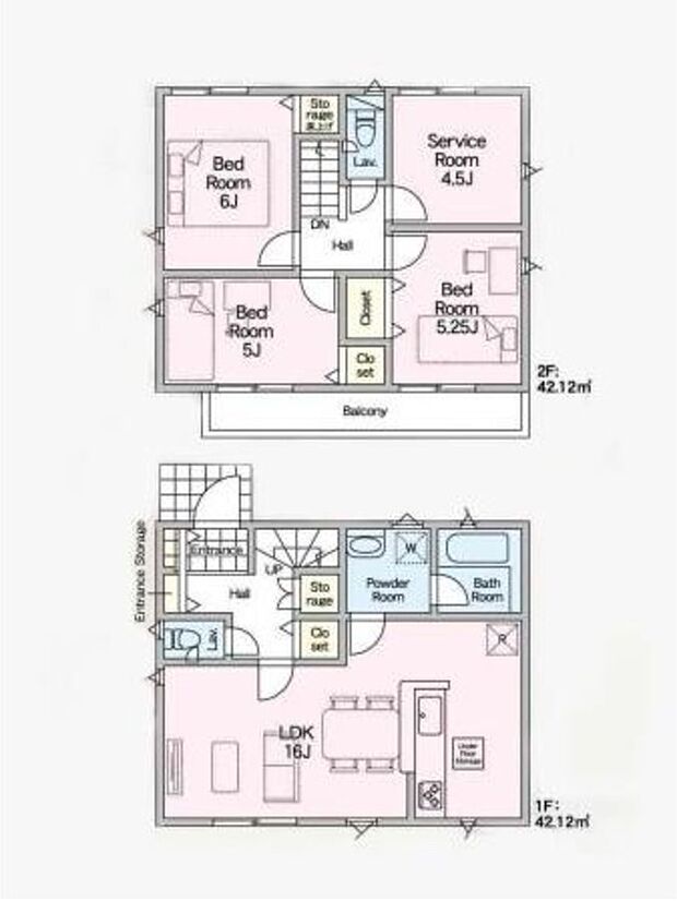 (１号棟)、価格5590万円、3LDK+S、土地面積125.96m2、建物面積84.24m2