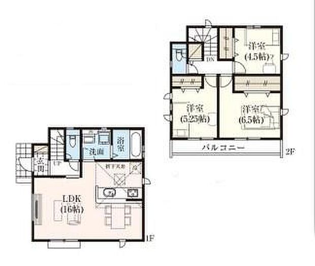 (１号棟)、価格5880万円、3LDK、土地面積100.8m2、建物面積79.48m2