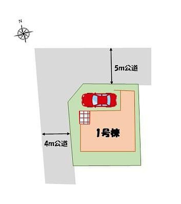 角地の明るいお住まい☆低層住居専用地域の落ち着いた立地で、子育てにも最適です。