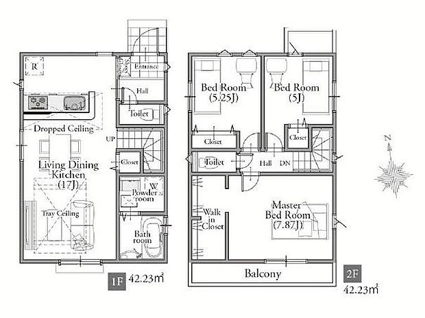(1号棟)、価格5490万円、3LDK、土地面積106.74m2、建物面積84.46m2